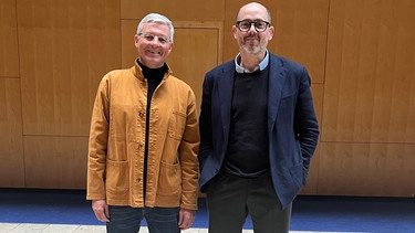 Oscarpreisträger Edward Berger mit dem BR-Kino-Experten Markus Aicher | Bild: @ Markus Aicher 