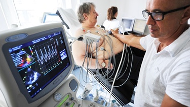 Herzuntersuchung mit modernster Technik | Bild: picture-alliance/dpa