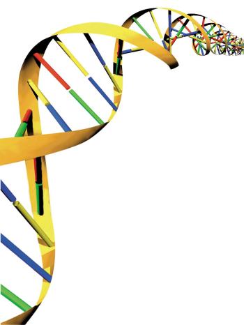 Darstellung der DNA-Helix | Bild: picture-alliance/dpa
