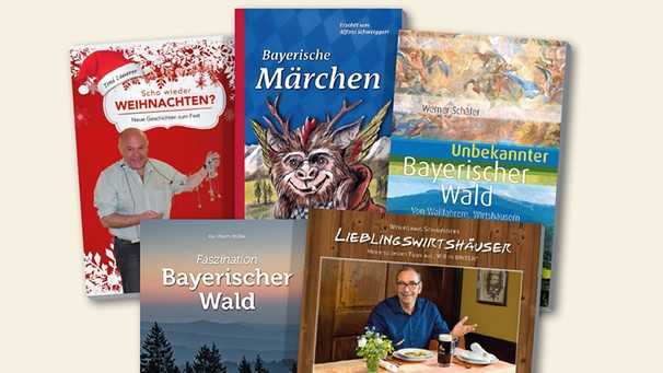 Bayerische Bücherschau Weihnachten 2016 | Bild: MZ-Buchverlag, SüdOst Verlag, MünchenVerlag, Volk Verlag, Montage: BR