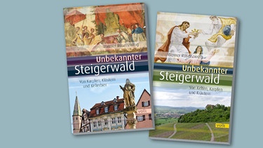 Buchcover "Unbekannter Steigerwald" von Werner Rosenzweig | Bild: Volk Verlag, Montage: BR