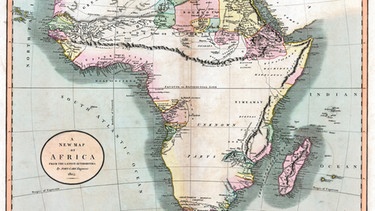 Landkarte Westafrika 1805 | Bild: Wikimedia Commons
