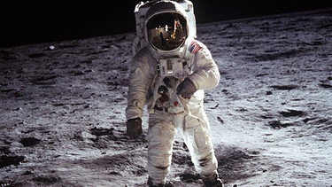 Astronaut auf Mond | Bild: BR Bild