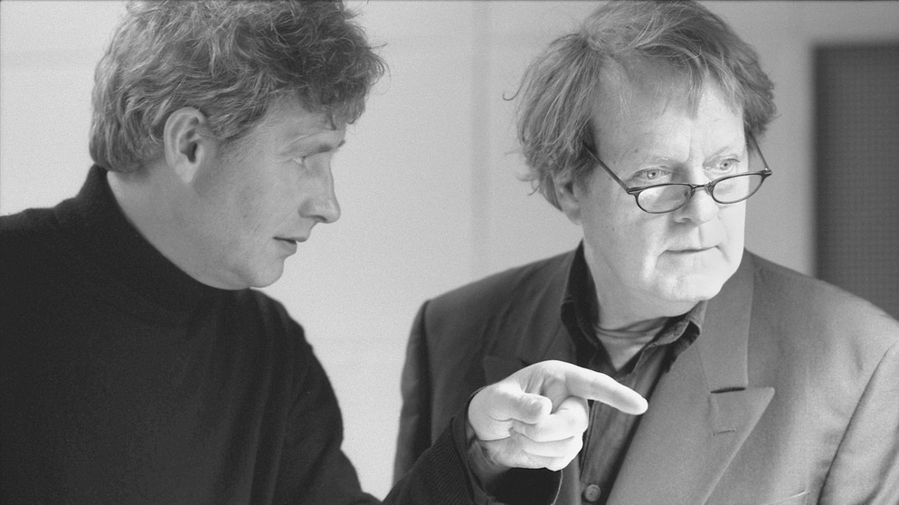 Regisseur Klaus Buhlert, Peter Fricke als Arnheim | Bild: Wilfried Petzi