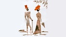 Illustration Mann und Frau mit roten Hüten | Bild: BR