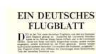 Flugblatt Weiße Rose | Bild: Bundesarchiv