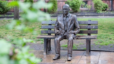 Alan-Turing-Denkmal in Manchester | Bild: picture-alliance/dpa