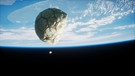 Ein alter Fußball in der Umlaufbahn der Erde. NASA | Bild: picture-alliance/dpa