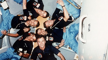 Astronautenteam der Columbia im All | Bild: picture-alliance/dpa
