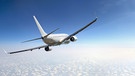 Ein Flugtaxi ohne Passagiere und Piloten in der Luft. | Bild: picture alliance / abaca | Arnoux Thomas/ABACA