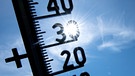 Das Thermometer steigt über 30 Grad Celsius | Bild: BR
