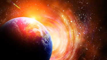 Die Erde - nicht allein im Kosmos! | Bild: colourbox.com
