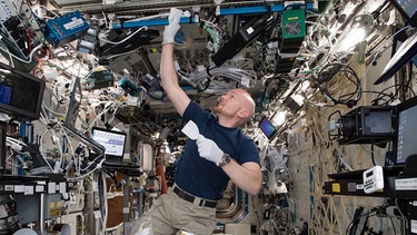 Alexander Gerst auf der ISS | Bild: dpa-Bildfunk