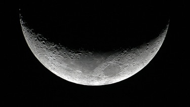 Der Mond | Bild: picture-alliance/dpa