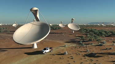 Geplantes weltgrößtes Radioteleskop | Bild: picture-alliance/dpa