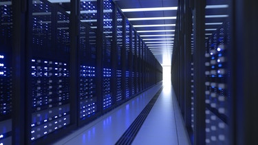 Data Center Computer Racks | Bild: picture-alliance/dpa