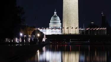 Ansicht des Kapitol-Gebäudes in Washington DC im Oktober 2022 | Bild: picture alliance / NurPhoto | Jakub Porzycki