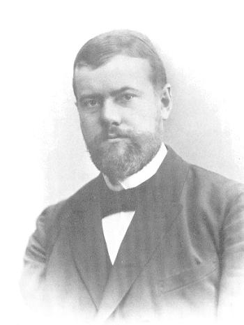 Der Soziologe Max Weber in einem Photoportrait aus dem Jahre 1894  | Bild: picture-alliance/dpa