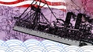 Illustration Kalenderblatt: Schlachtschiff Maine explodiert | Bild: BR/Angela Smets