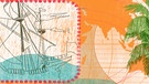 Illustration Kalenderblatt: Magellan entdeckt Inseln der Diebe | Bild: BR/ Angela Smets