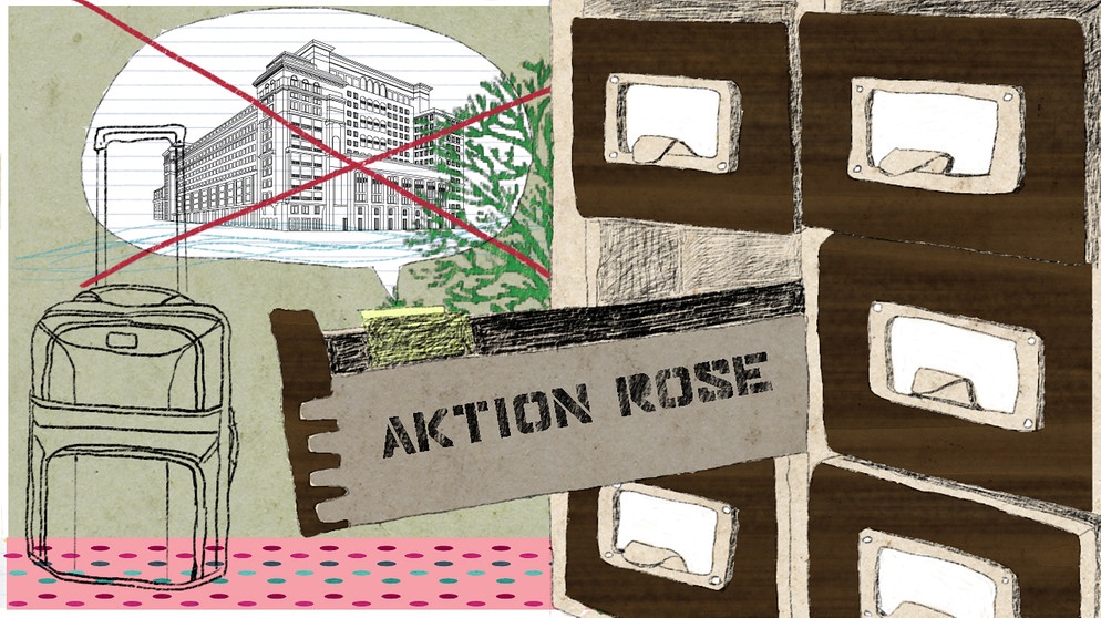 Illustration Kalenderblatt: Aktion Rose wird vorbereitet | Bild: BR/ Angela Smets