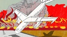Illustration Kalenderblatt: DDR-Prestige-Flugzeug 152 stürzt ab  | Bild: BR/ Angela Smets