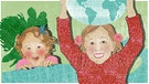 Illustration Kalenderblatt: Erster Internationaler Kindertag  | Bild: BR/ Angela Smets