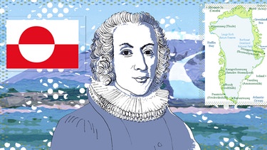 Illustration des Kalenderblatts: Grönland wird sein eigener Her | Bild: BR/Angela Smets