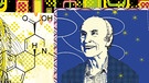 Illustration des Kalenderblatts: Selbstversuch Dr.Albert Hofmanns mit LSD | Bild: BR/Franziska Pucher