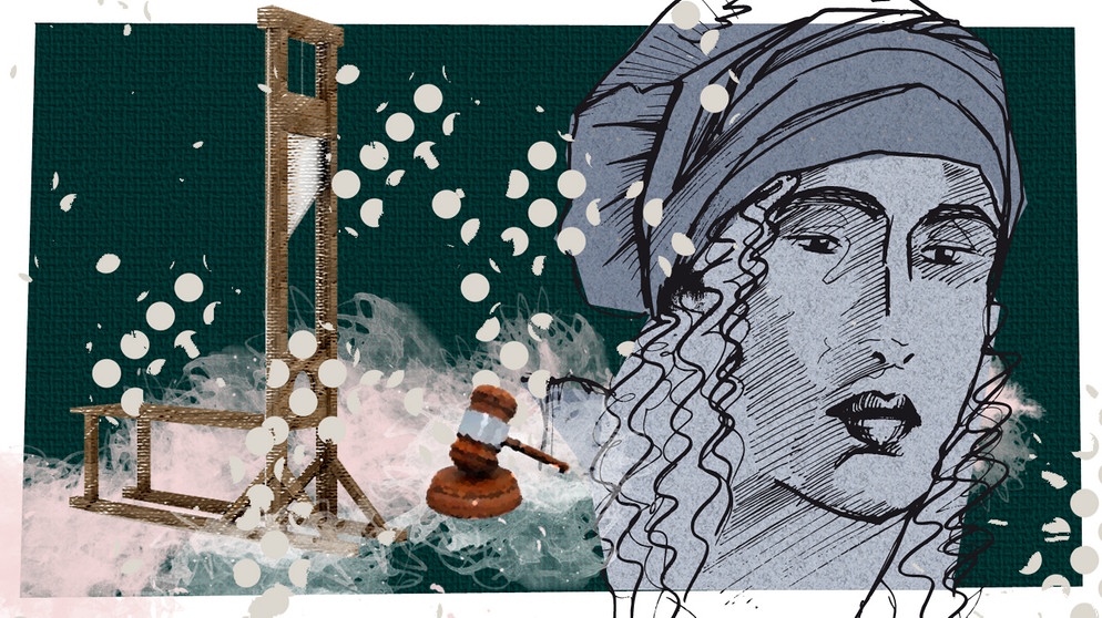 Illustration des Kalenderblattes: Anna Göldi, "Hexe" als Justizmordopfer  | Bild: BR