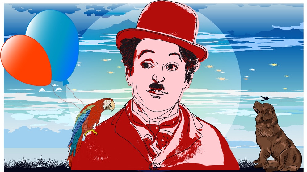 Illustration Kalenderblatt: Charlie Chaplins Sarg wird entführt | Bild: BR, Angela Smets