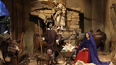 Symbolbild Biblische Familienaufstellung (Weihnachtskrippe)  | Bild: BR / Sessner
