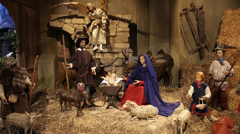 Symbolbild Biblische Familienaufstellung (Weihnachtskrippe)  | Bild: BR / Sessner