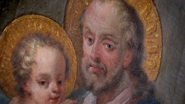 Heiliger Josef mit dem Jesuskind | Bild: picture-alliance/dpa