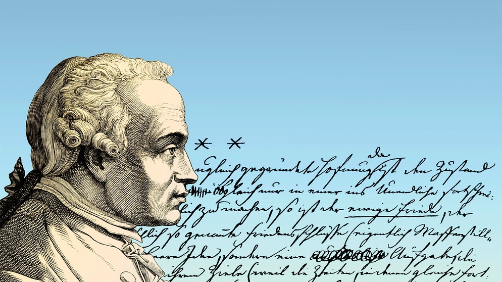 Portrait von Immanuel Kant, 1724 - 1804, ein deutscher Philosoph der Aufklärung | Bild: picture alliance / imageBROKER / Heinz-Dieter Falkenstein