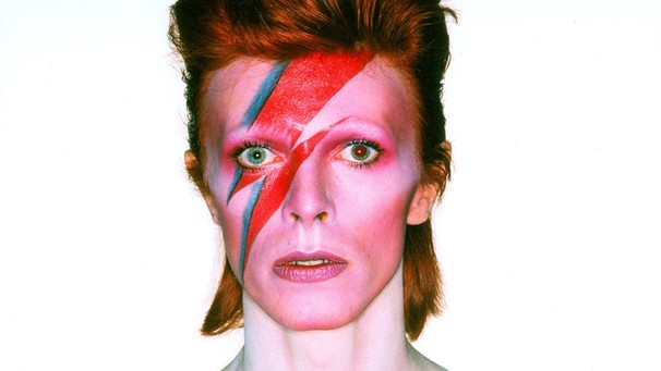 Aufnahme von David Bowie für das Albumcover von Aladdin Sane, 1973 | Bild: Fotografie von Brian Duffy/ Duffy Archive & The David Bowie Archive