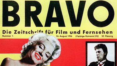 Erste Ausgabe der Zeitschrift BRAVO von 1956 | Bild: picture alliance / akg-images