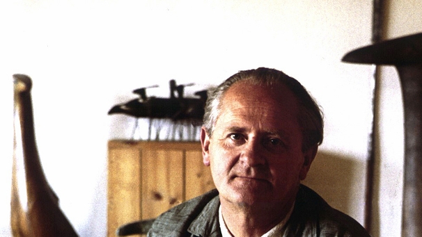 Heinz Theuerjahr in seinem Atelier | Bild: Hans-Georg Theuerjahr
