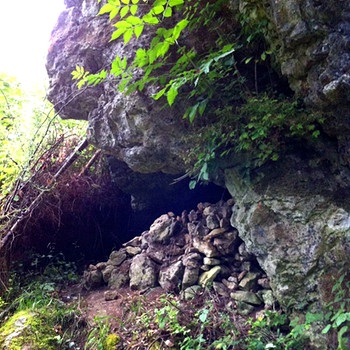 Der heutige Eingang zur Felsenhöhle von Josef Wiesmeth | Bild: Josef Berlinger