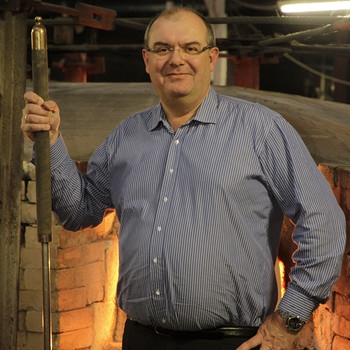 Hans Reiner Meindl, Chef der Glashütte Lamberts in Waldsassen | Bild: Glashuette Lamberts, Waldsassen