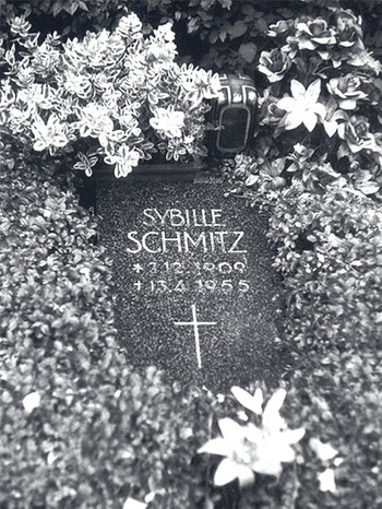 Die Grabstelle von Sybille Schmitz auf dem Münchner Ostfriedhof | Bild: Friedemann Beyer