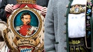 Verehrter Monarch: König Ludwig II. von Bayern | Bild: picture-alliance/dpa/Sven Hoppe