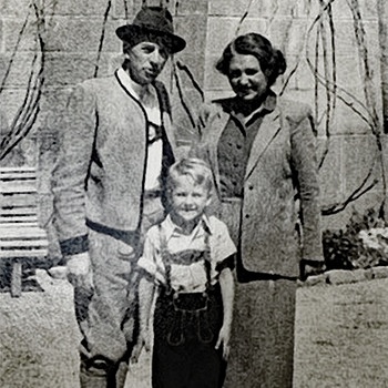 Walter Wilsdorff mit seiner Frau Amanda Babette und Sohn Hannes (1953) | Bild: BR/Ulrich Trebbin
