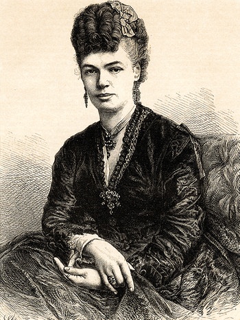 Wilhelmine von Hillern (1836-1916), Autorin des Bergromans "Geier-Wally" | Bild: Scherl/Süddeutsche Zeitung Photo