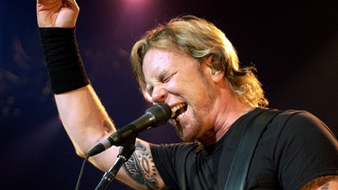 Metallica-Sänger James Hetfield, KölnArena 2003 | Bild: picture-alliance/dpa