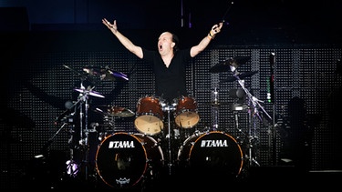 Metallica-Schlagzeuger Lars Ulrich, Roskilde 2013 | Bild: picture-alliance/dpa