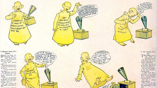 1896 hat die erste Comicfigur ihren Auftritt: Yellow Kid | Bild: Richard F. Outcault