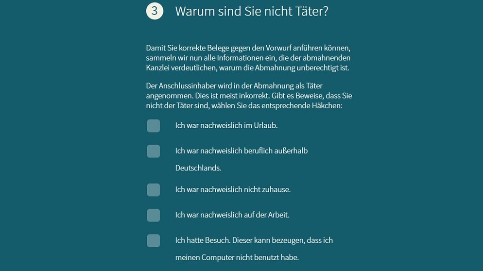 Rechtshilfe Tool Abmahner Abmahnen Notizbuch Bayern 2 Radio