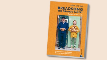 Buchcover "Breadsong – The Orange Bakery" (Backen für die Seele) von Kitty Tait, Al Tait | Bild: Christian, Montage: BR