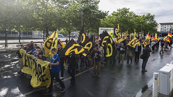 Demo der rechtsextremen Identären Bewegung am 17.06.2016 in Berlin | Bild: imago/Markus Heine